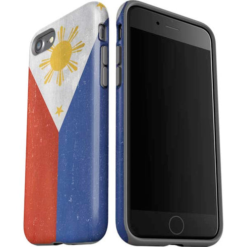 Philippines Flag Distressed iPhone SE (2nd & 3rd Gen) Pro Case